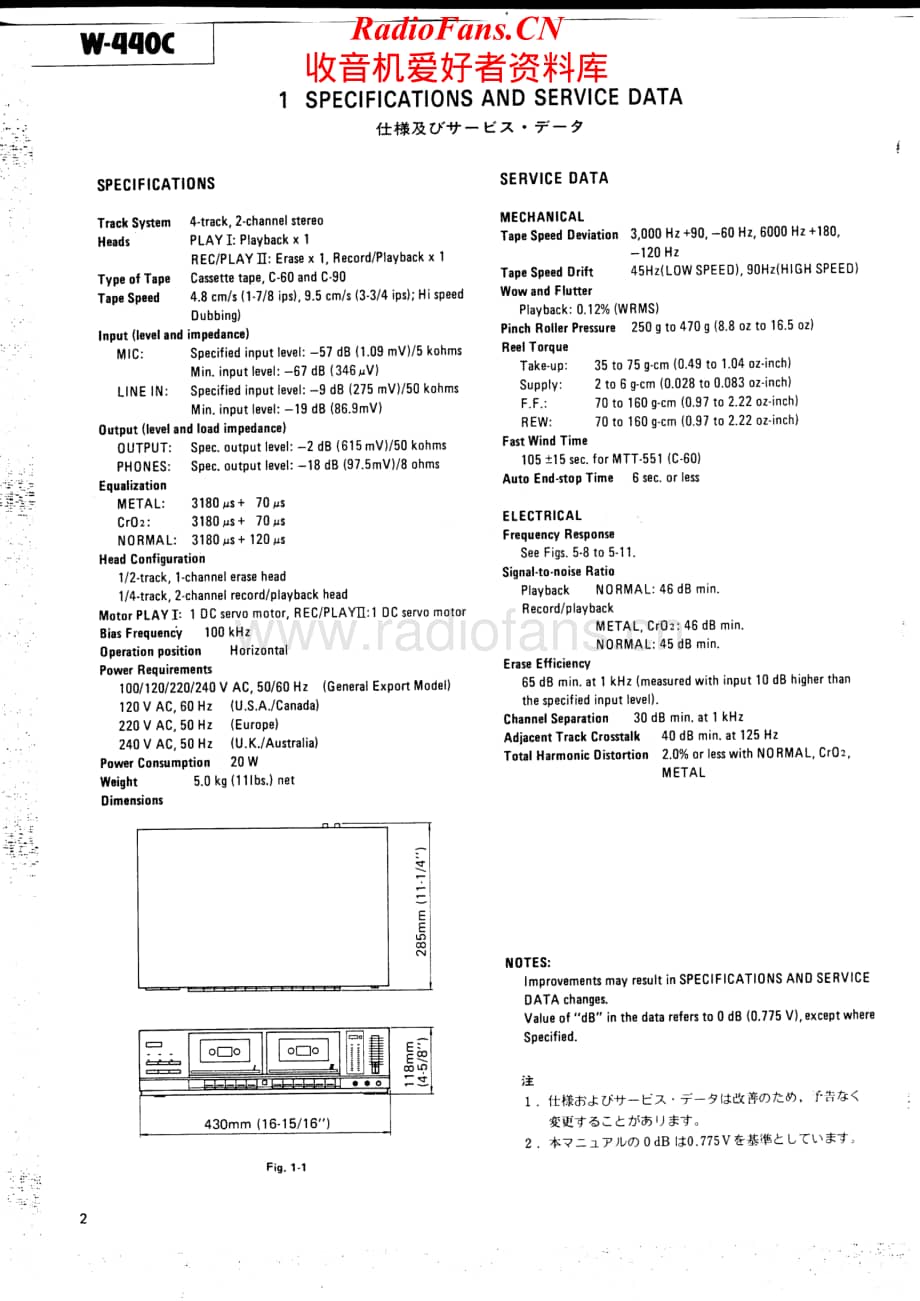 Teac-W-440C-Service-Manual电路原理图.pdf_第2页