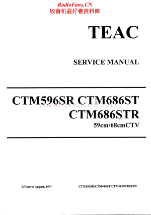 Teac-CT-M686-Service-Manual电路原理图.pdf