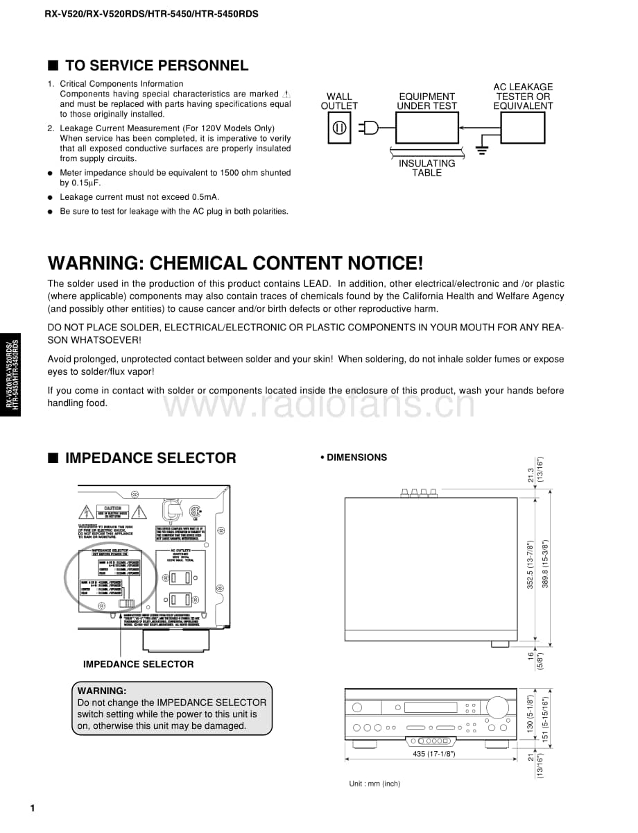 Yamaha-RXV-520-RDS-Service-Manual电路原理图.pdf_第2页