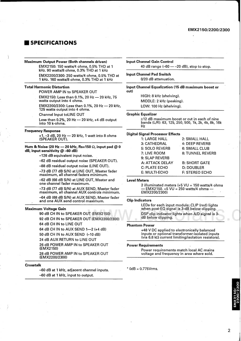 Yamaha-EMX-2200-Service-Manual电路原理图.pdf_第3页