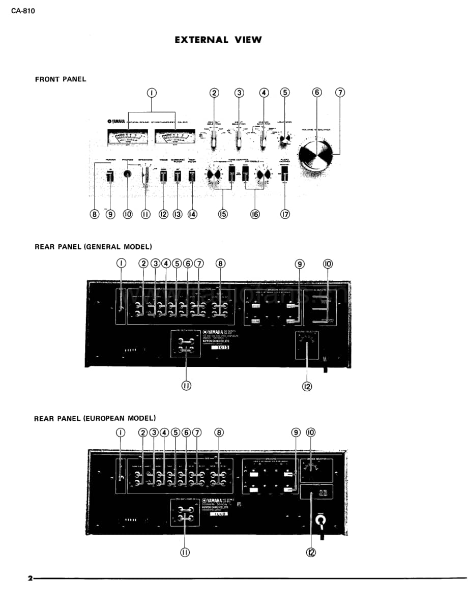 Yamaha-CA-810-Service-Manual电路原理图.pdf_第3页