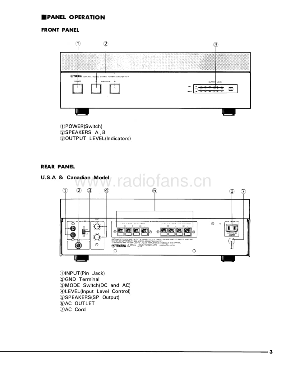 Yamaha-M-4-Service-Manual-2电路原理图.pdf_第3页
