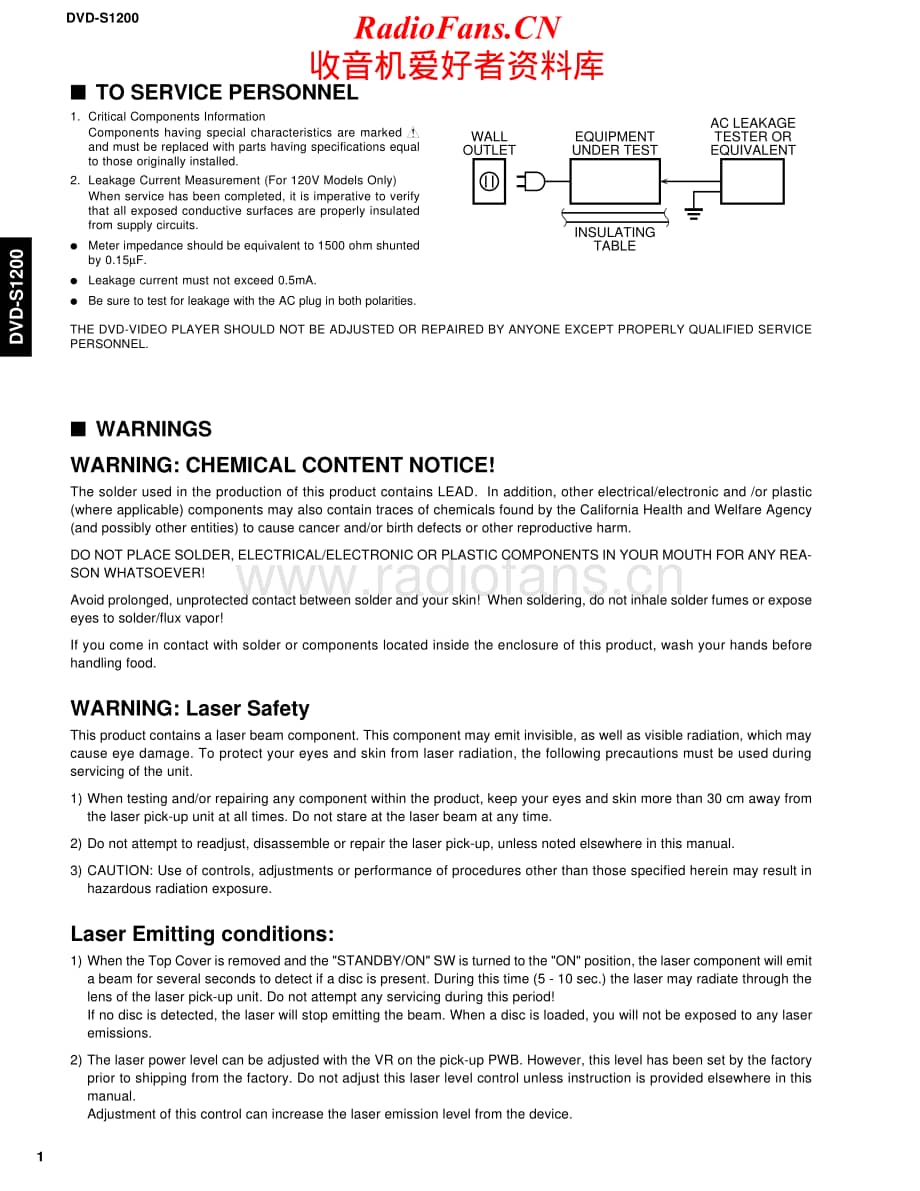 Yamaha-DVDS-1200-Service-Manual电路原理图.pdf_第2页
