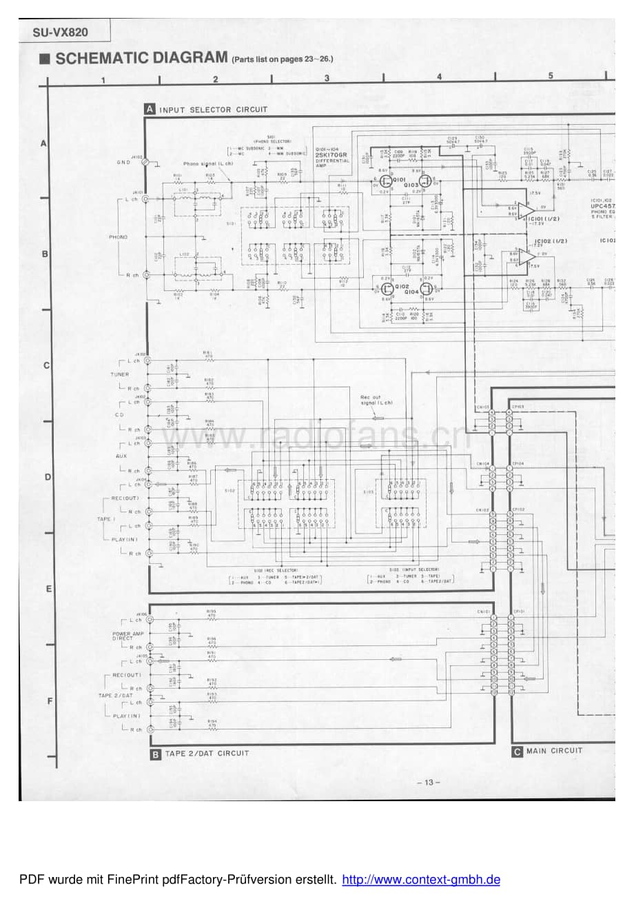 Technics-SUVX-820-Service-Manual电路原理图.pdf_第2页