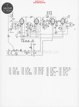 Telefunken-348-GL-110-150V-Schematic电路原理图.pdf