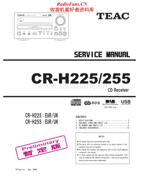 Teac-CR-H255-Service-Manual电路原理图.pdf