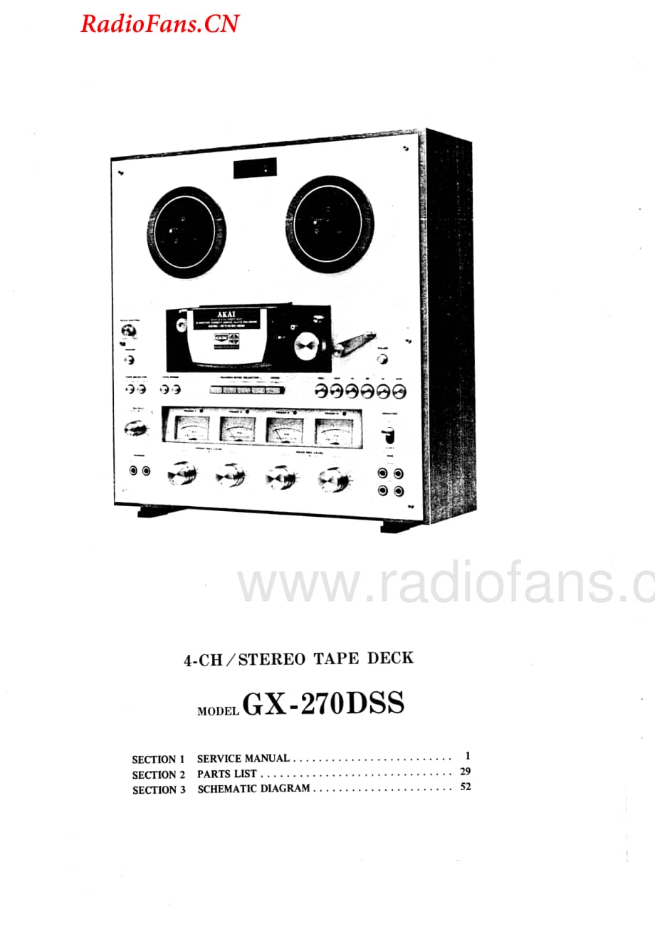 Akai-GX270DSS-tape-sm维修电路图 手册.pdf_第2页