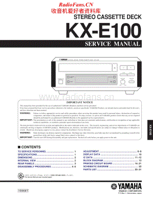 Yamaha-KXE-100-Service-Manual电路原理图.pdf