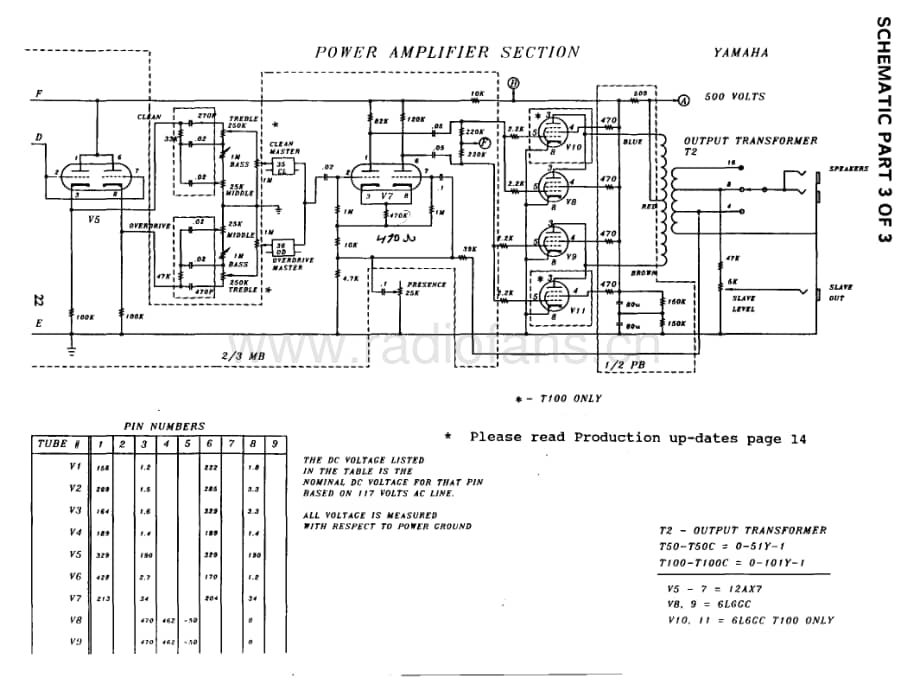 Yamaha-T-50-Service-Manual电路原理图.pdf_第3页