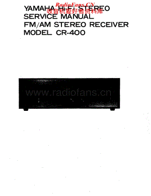 Yamaha-CR-400-Service-Manual电路原理图.pdf