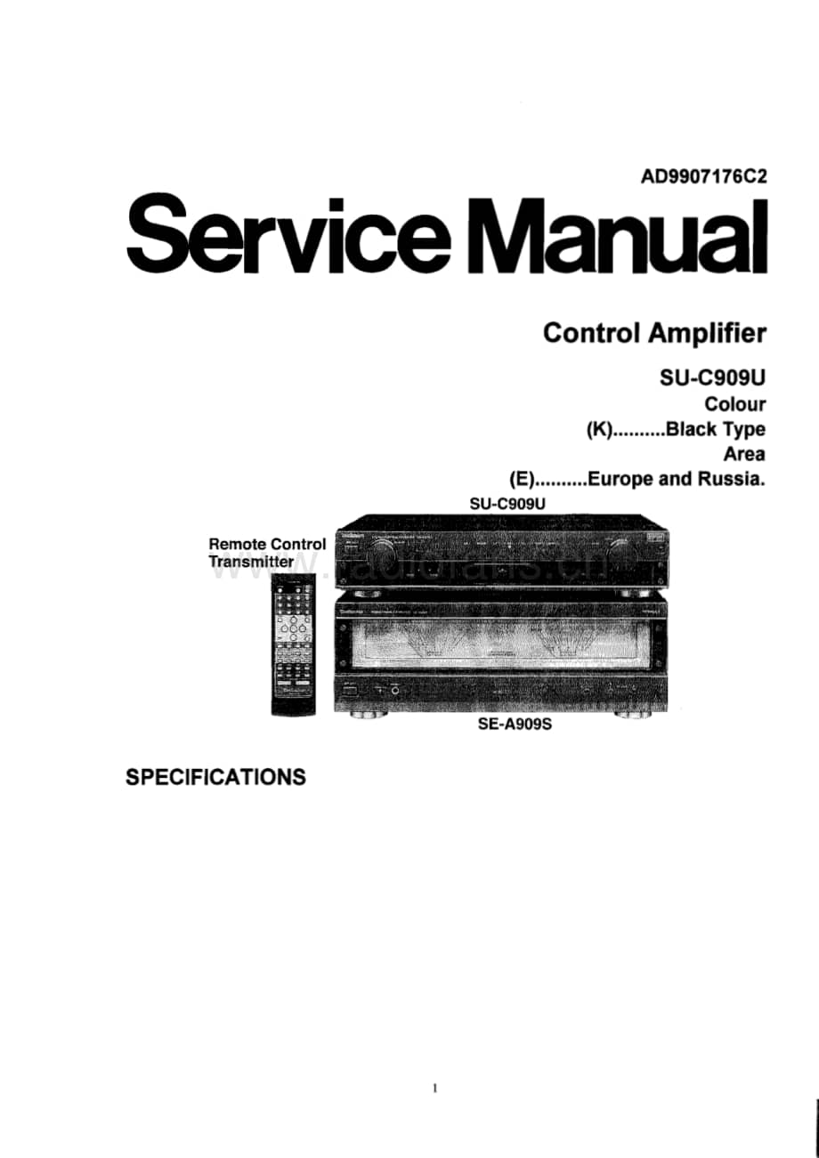 Technics-SUA-909-Service-Manual电路原理图.pdf_第3页