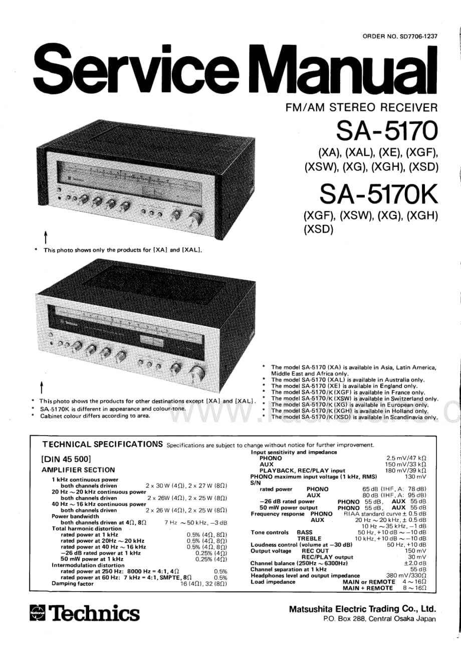 Technics-SA-5170-SA-5170K-Service-Manual (1)电路原理图.pdf_第1页