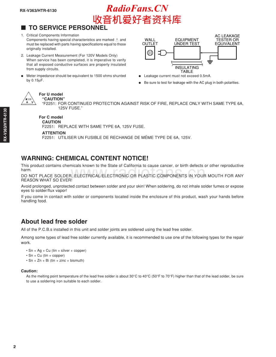 Yamaha-HTR-6130-Service-Manual电路原理图.pdf_第2页