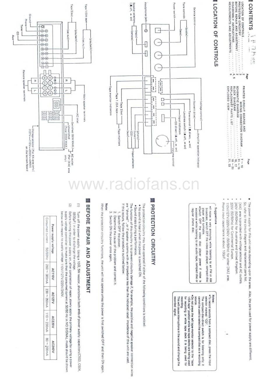 Technics-SUV-45-A-Service-Manual电路原理图.pdf_第1页
