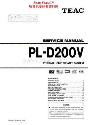Teac-PL-D200V-Service-Manual电路原理图.pdf