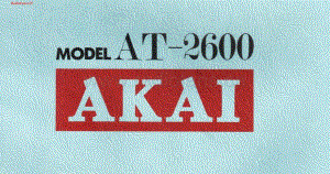 Akai-AT2600-tun-sch维修电路图 手册.pdf