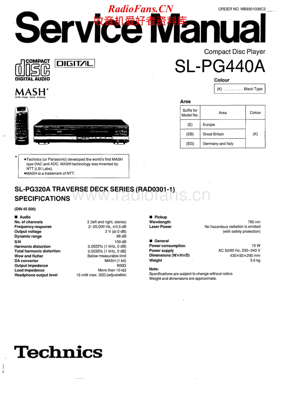 Technics-SLPG-440-Service-Manual电路原理图.pdf_第1页
