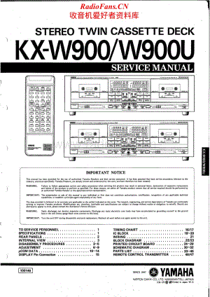 Yamaha-KXW-900-900-U-Service-Manual (1)电路原理图.pdf