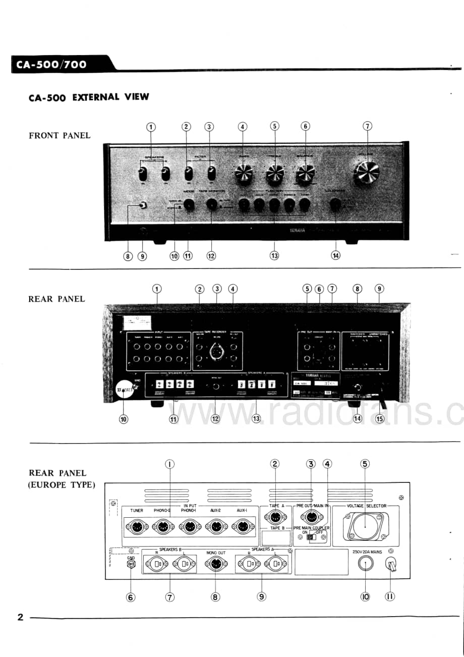 Yamaha-CA-700-Service-Manual电路原理图.pdf_第3页