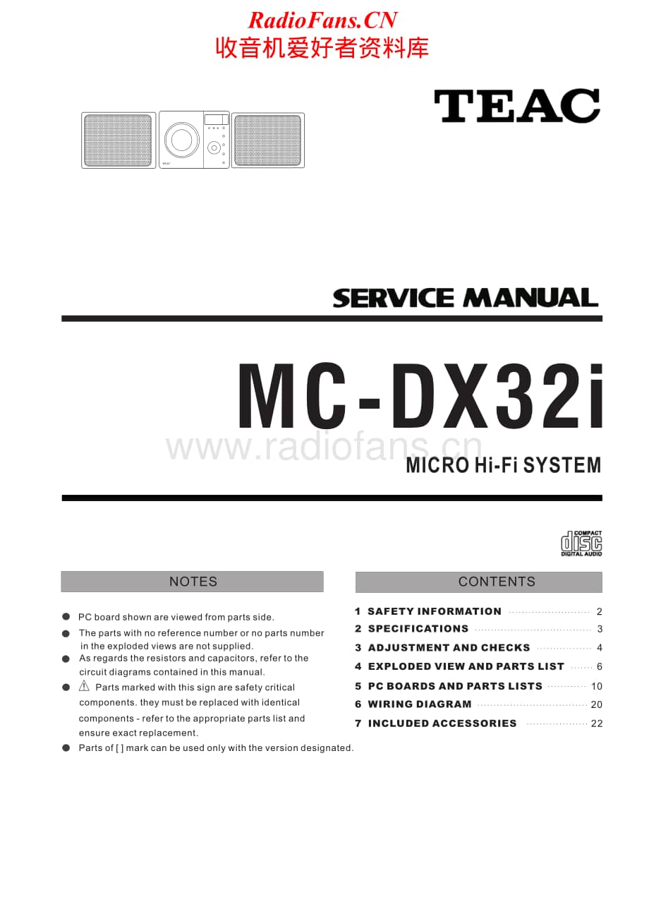Teac-MC-DX32i-Service-Manual电路原理图.pdf_第1页