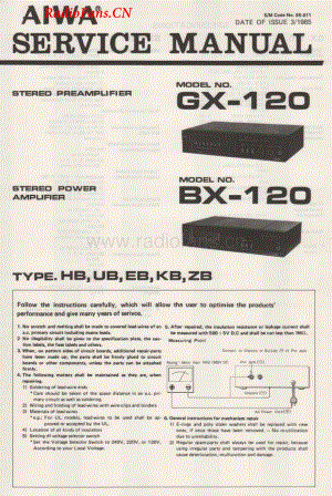 Aiwa-GX120-pre-sm维修电路图 手册.pdf