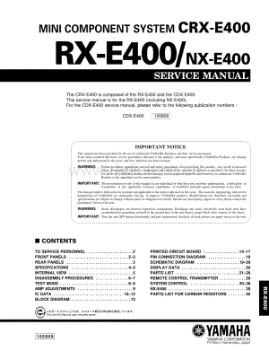 Yamaha-RXE-400-Service-Manual电路原理图.pdf
