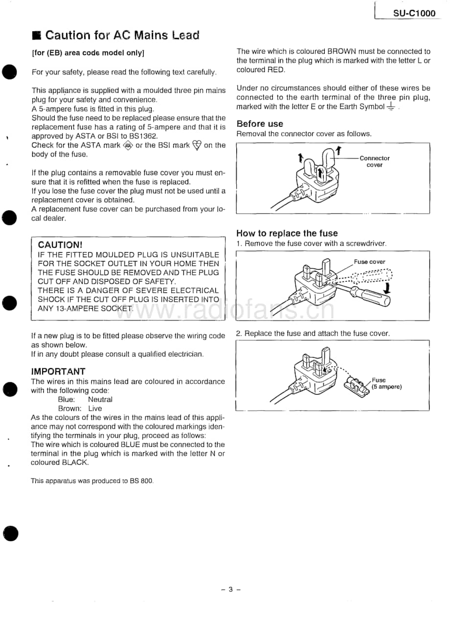 Technics-SUC-1000-Service-Manual电路原理图.pdf_第3页