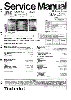 Technics-SALS-10-Service-Manual电路原理图.pdf