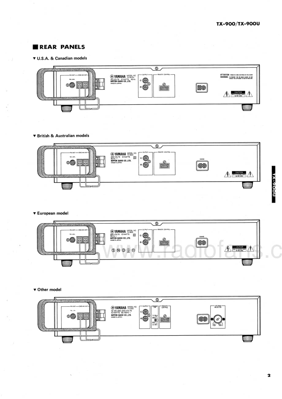 Yamaha-TX-900-U-Service-Manual电路原理图.pdf_第3页