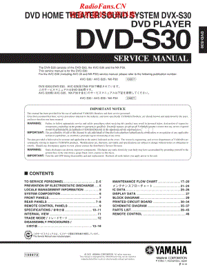 Yamaha-DVDS-30-Service-Manual电路原理图.pdf
