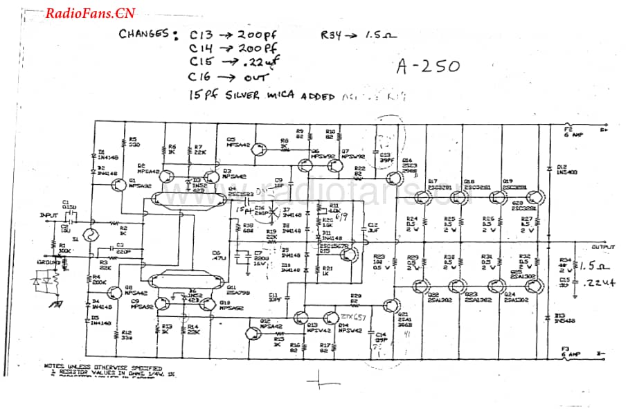 Acurus-A250-pwr-sm维修电路图 手册.pdf_第1页