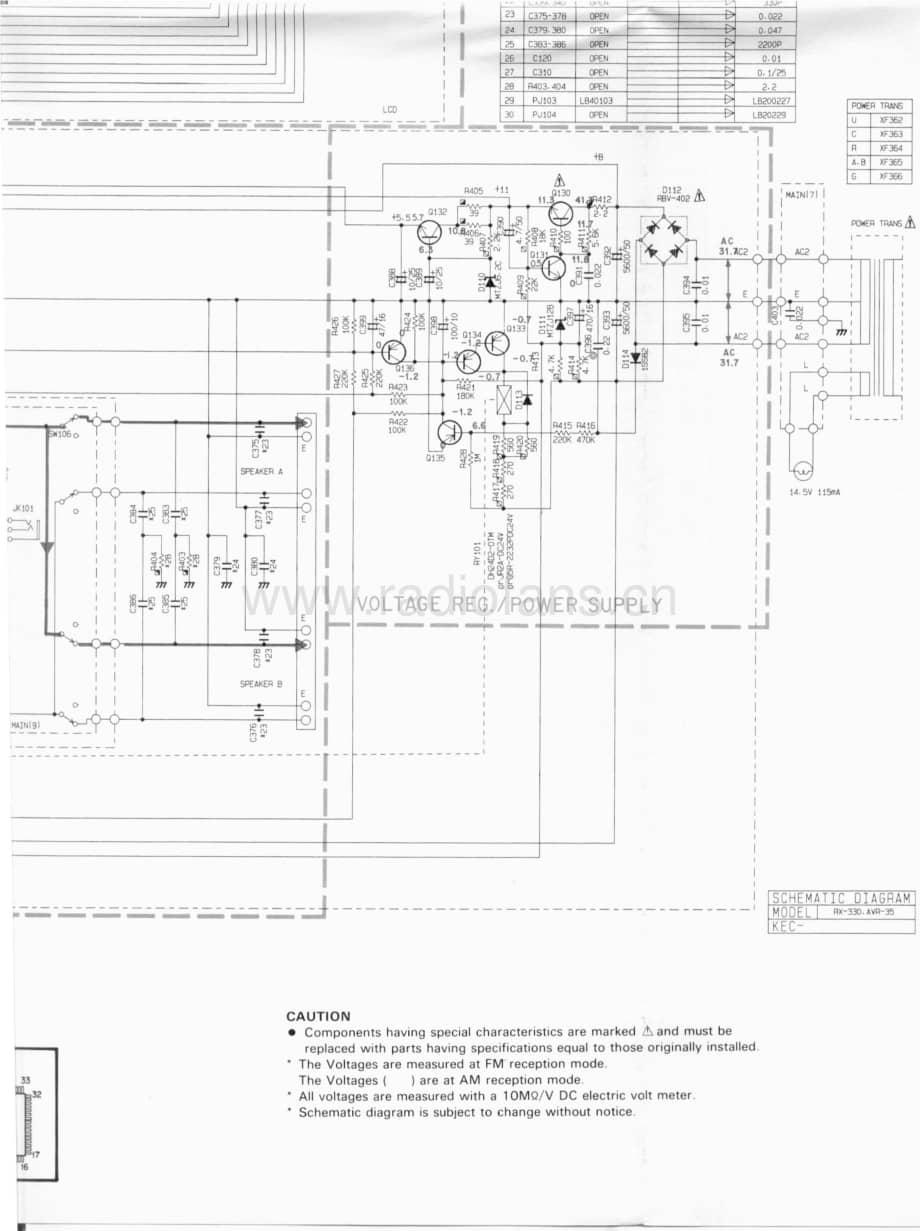 Yamaha-RX-330-Schematic电路原理图.pdf_第1页
