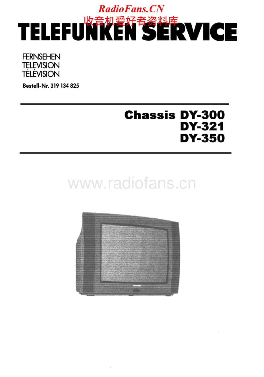 Telefunken-DY-350-Service-Manual电路原理图.pdf_第1页
