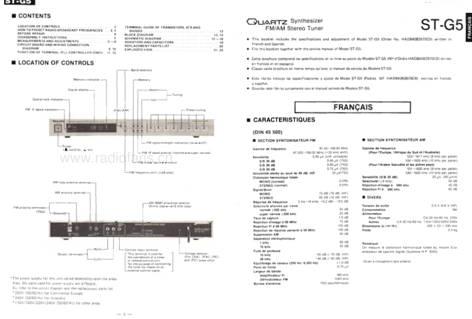 Technics-STG-5-Service-Manual电路原理图.pdf_第2页