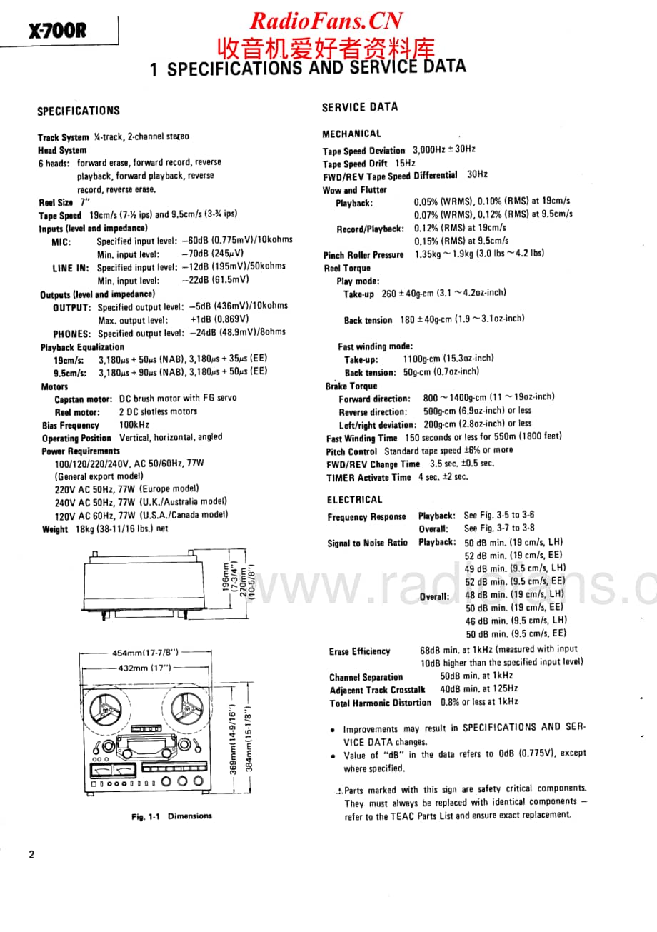 Teac-X-700R-Service-Manual电路原理图.pdf_第2页