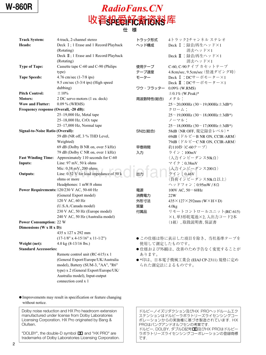 Teac-W-860R-Service-Manual电路原理图.pdf_第2页