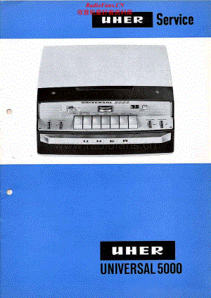 Uher-Universal-5000-Service-Manual电路原理图.pdf