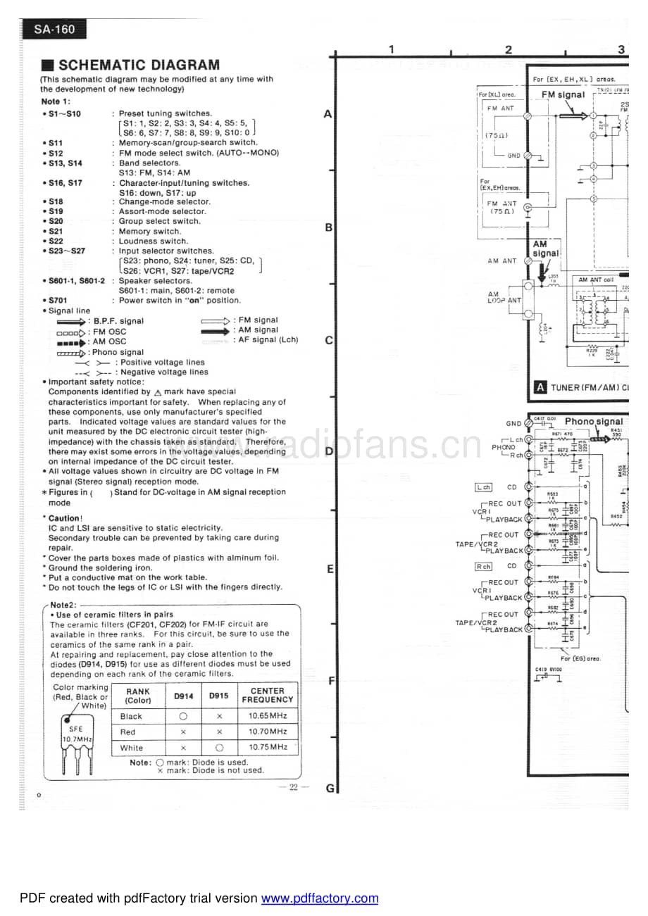 Technics-SA-160-Service-Manual电路原理图.pdf_第2页