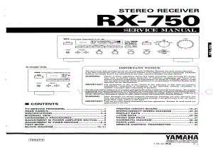 Yamaha-RX-750-Service-Manual电路原理图.pdf
