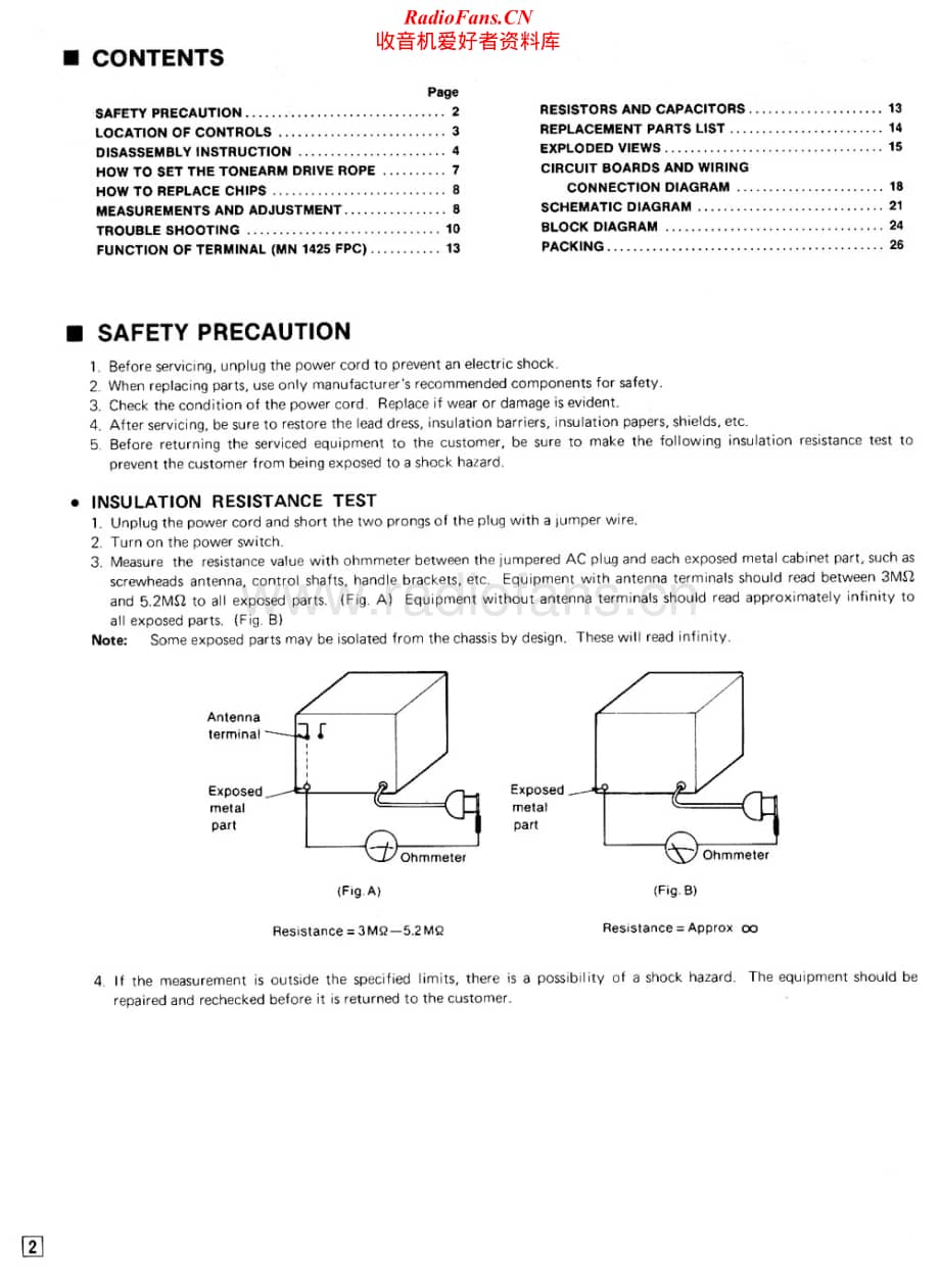 Technics-SLQL-5-Service-Manual电路原理图.pdf_第2页