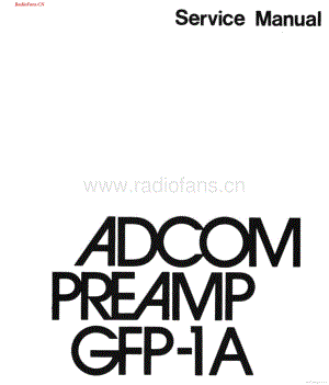 Adcom-GFP1A-pre-sm维修电路图 手册.pdf