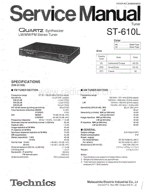 Technics-ST-610-L-Service-Manual电路原理图.pdf