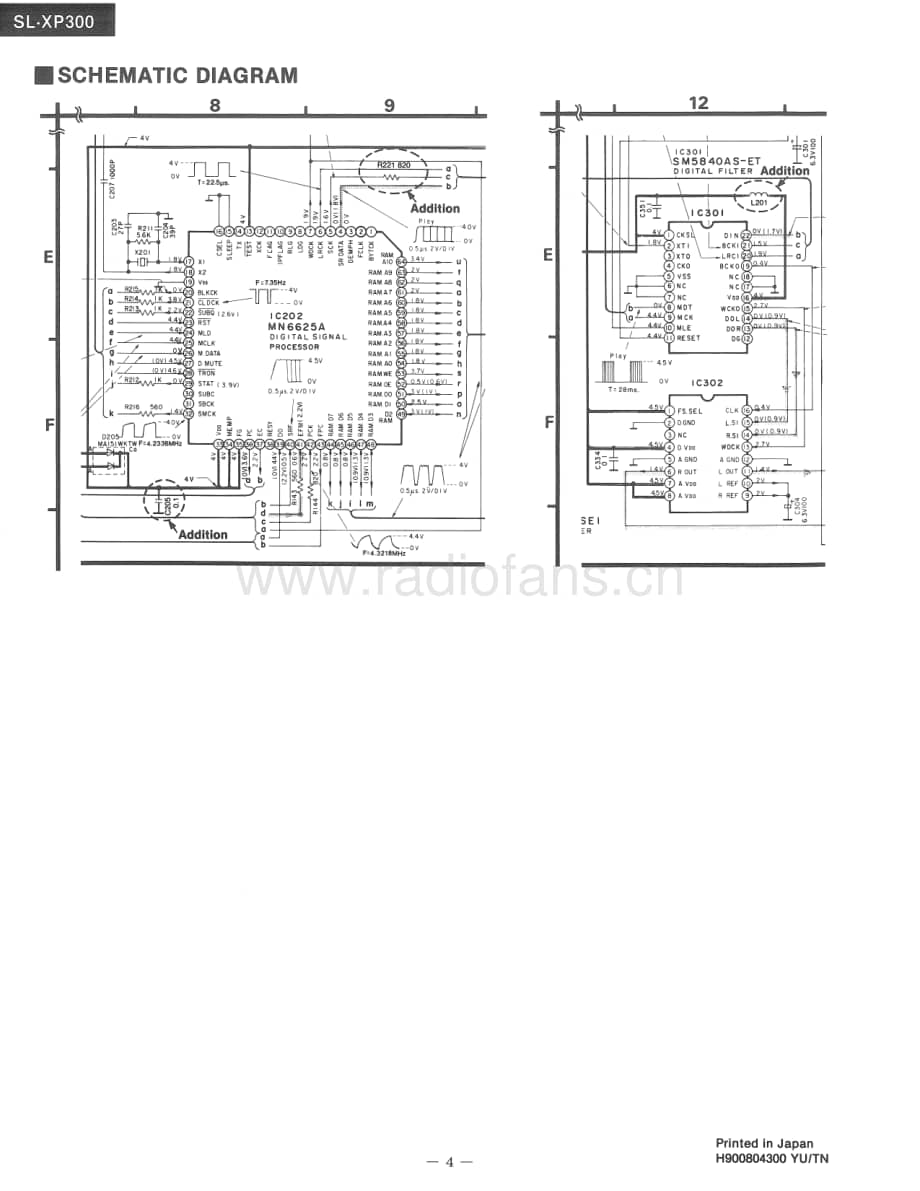 Technics-SLXP-300-Service-Manual电路原理图.pdf_第3页