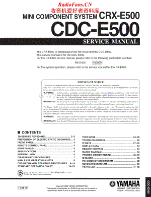 Yamaha-CDCE-500-Service-Manual电路原理图.pdf