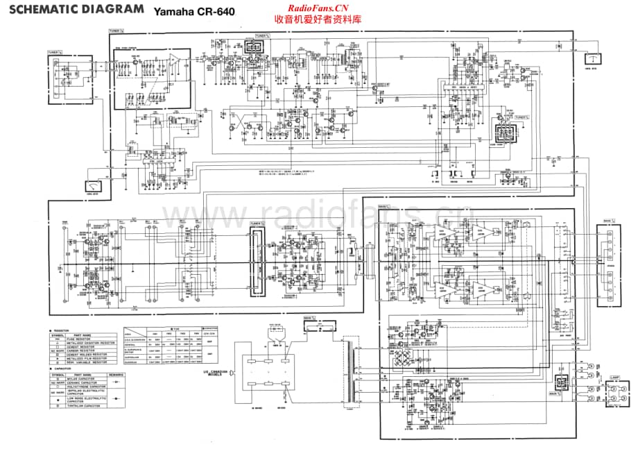 Yamaha-CR-640-Schematic电路原理图.pdf_第1页