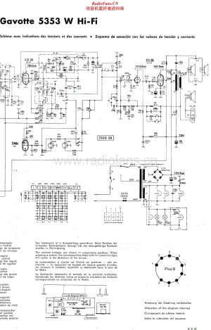 Telefunken-Gavotte-5353-W-Schematic电路原理图.pdf