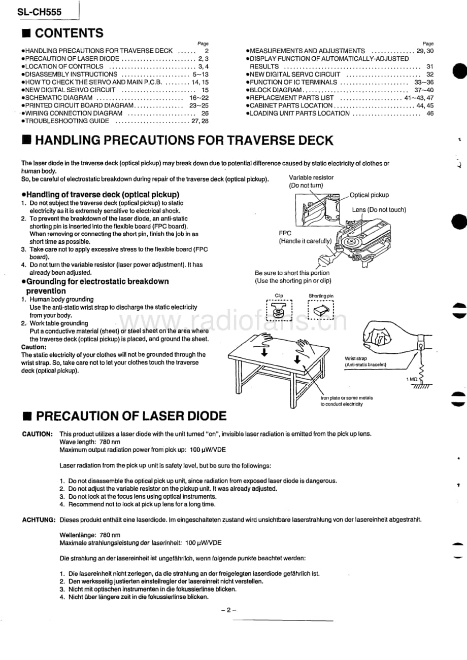 Technics-SECH-555-Service-Manual电路原理图.pdf_第2页