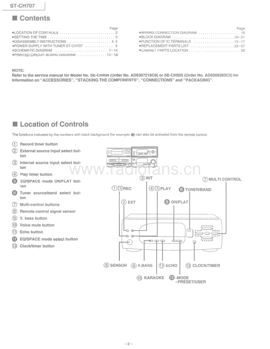 Technics-STCH-707-Service-Manual电路原理图.pdf_第2页