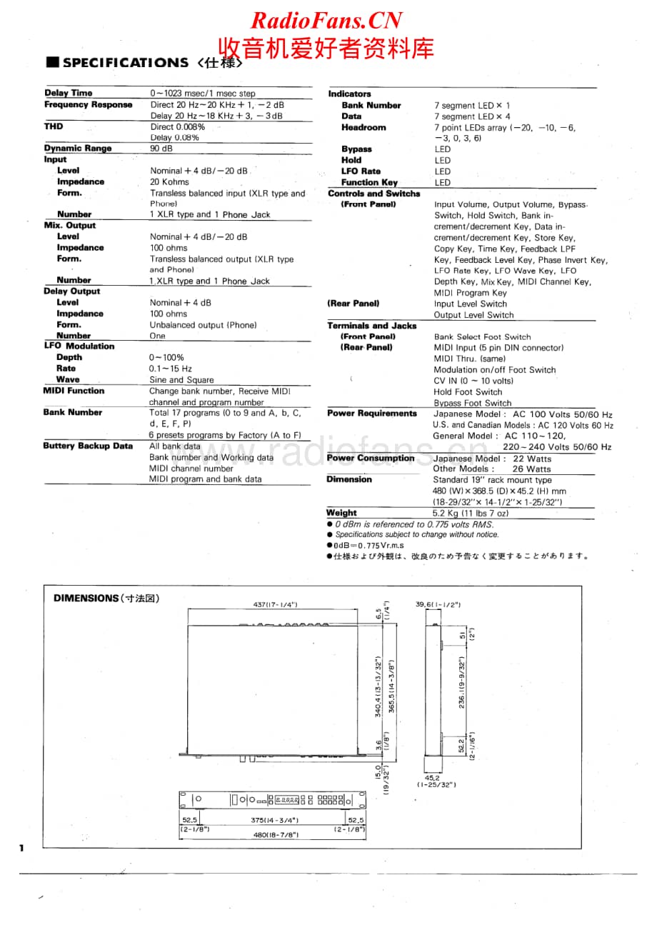 Yamaha-D-1500-Service-Manual电路原理图.pdf_第2页