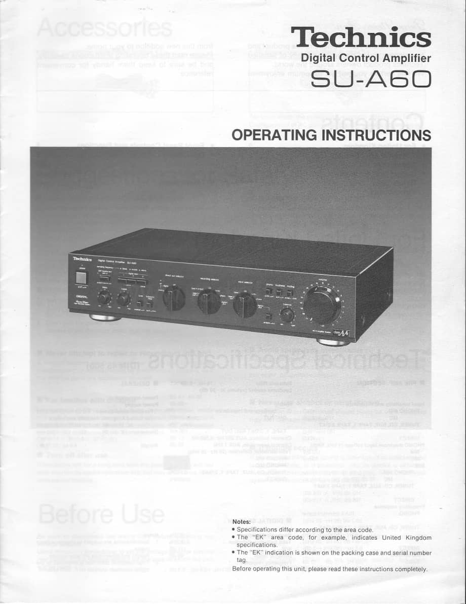 Technics-SUA-60-Service-Manual电路原理图.pdf_第1页